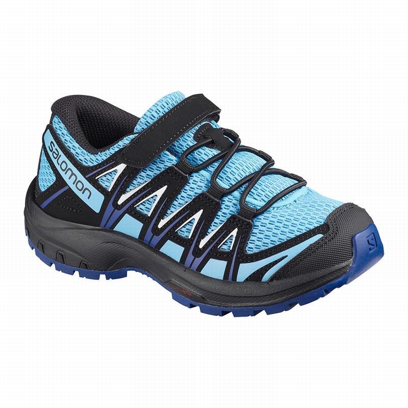 Salomon Israel XA PRO 3D K - Kids Hiking Shoes - Blue/White (MRGP-60523)